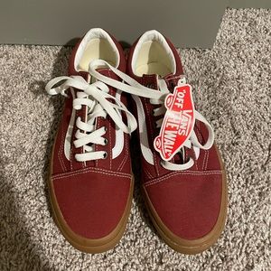 Burgundy Women’s Vans